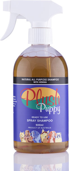 Plush Puppy Natural All Purpose Spray On Shampoo/ Шампунь-Спрей с хной для текстурной и короткой шерсти 500мл купить