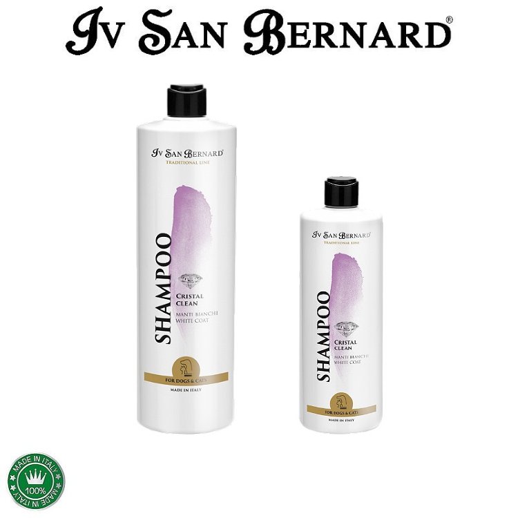 Iv San Bernard Traditional Line Cristal Clean Shampoo/ Шампунь Кристал клин для устранения желтизны шерсти 