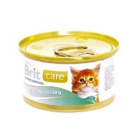 Brit Care Kitten Chicken/ Консервы для котят с курицей 80г